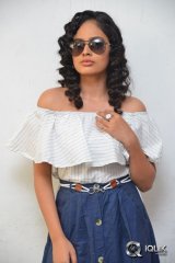 Nandita Swetha at Ekkadiki Pothavu Chinnavada Movie Promotions